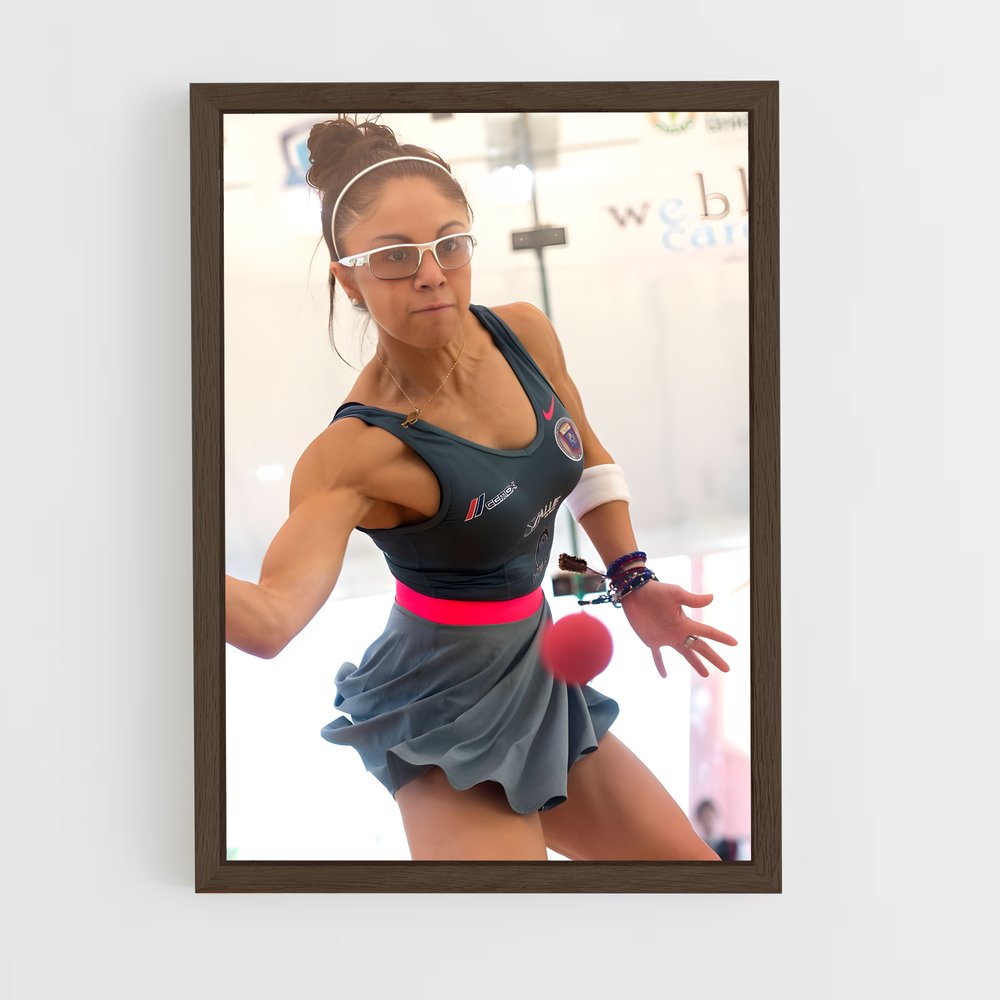 Poster Paola de longoria – affiche Racquetball (vue 5)